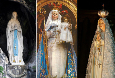 Large Rosary in apparitions